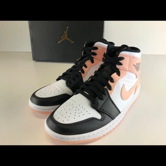 Jordan Mid Crimson Tint White/Arctic Orange-Black 554724 133